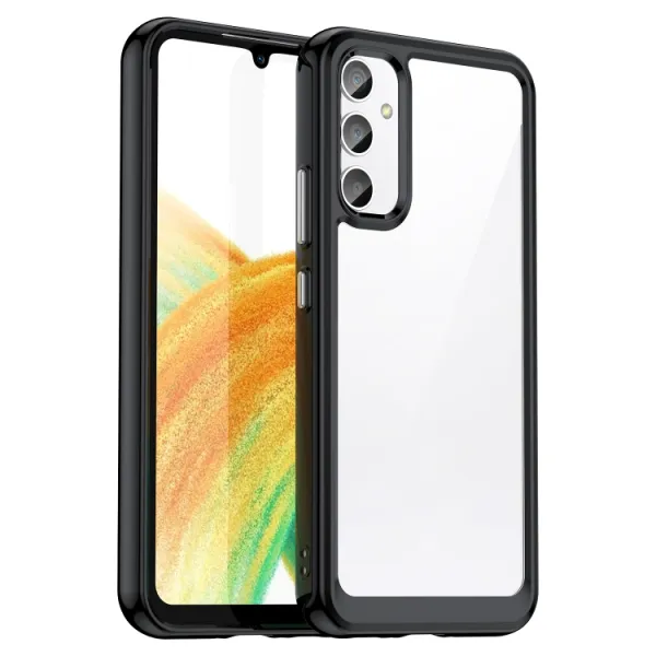 CRYSTAL Ochranný kryt pre Samsung Galaxy A34 5G čierny