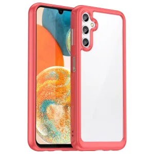 CRYSTAL Ochranný kryt pre Samsung Galaxy A54 5G červený