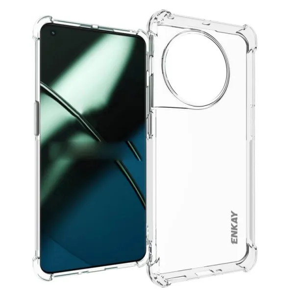 ENKAY AIRBAG Extra odolný kryt OnePlus 11 5G priehľadný