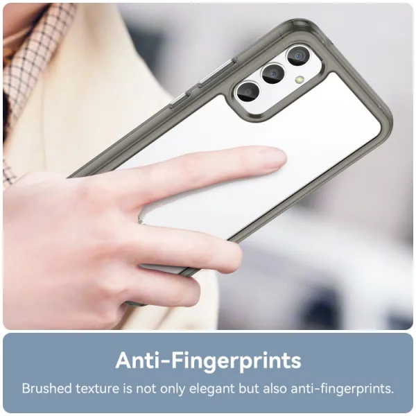 CRYSTAL Ochranný kryt pre Samsung Galaxy A34 5G šedý