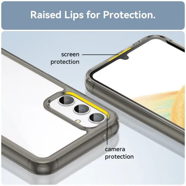 CRYSTAL Ochranný kryt pre Samsung Galaxy A34 5G šedý