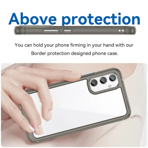 CRYSTAL Ochranný kryt pre Samsung Galaxy A34 5G šedý