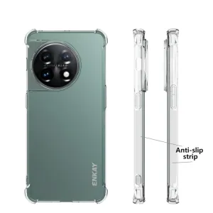 ENKAY AIRBAG Extra odolný kryt OnePlus 11 5G priehľadný
