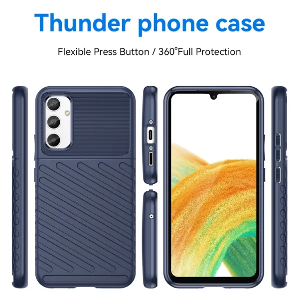 THUNDER Ochranný kryt Samsung Galaxy A34 5G modrý