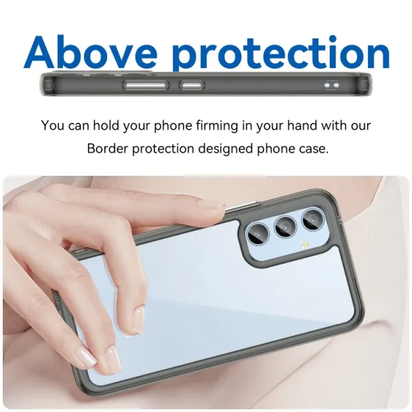 CRYSTAL Ochranný kryt pre Samsung Galaxy A54 5G šedý