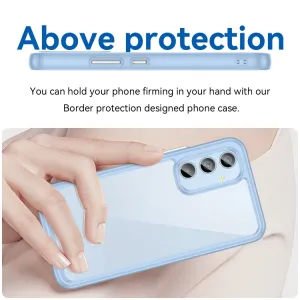 CRYSTAL Ochranný kryt pre Samsung Galaxy A54 5G modrý