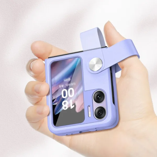 SWIFT Ochranný obal s držiakom Oppo Find N2 Flip modrý