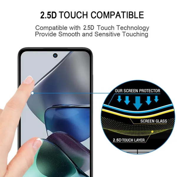 3D Tvrdené ochranné sklo pre Motorola Moto G23