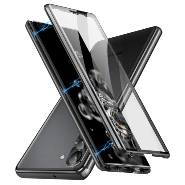 Magnetický kryt 360 pre Samsung Galaxy S23 Plus 5G čierny