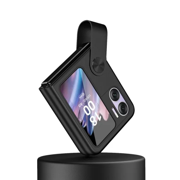 SWIFT Ochranný obal s držiakom Oppo Find N2 Flip čierny