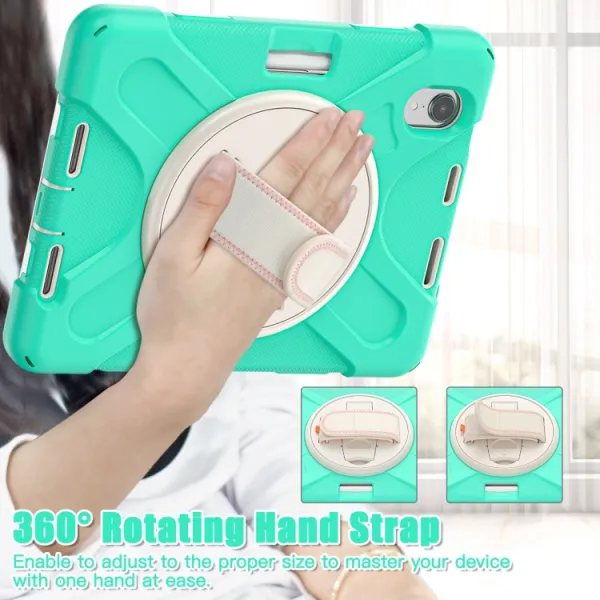 SOLID Ochranné puzdro pre Apple iPad mini 2021 / iPad mini 2024 mentolové