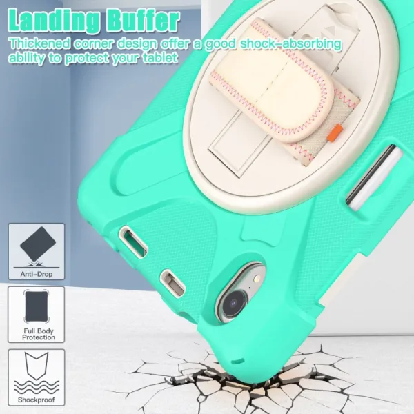 SOLID Ochranné puzdro pre Apple iPad mini 2021 / iPad mini 2024 mentolové