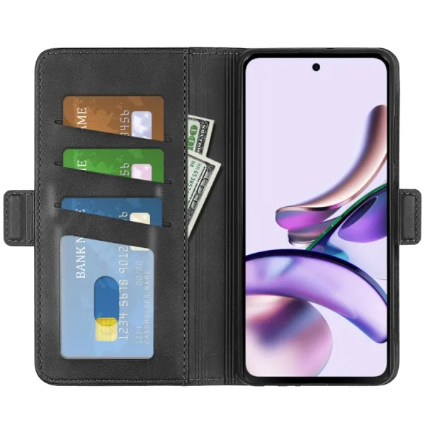 SIDE Peňaženkové puzdro pre Motorola Moto E13 čierne