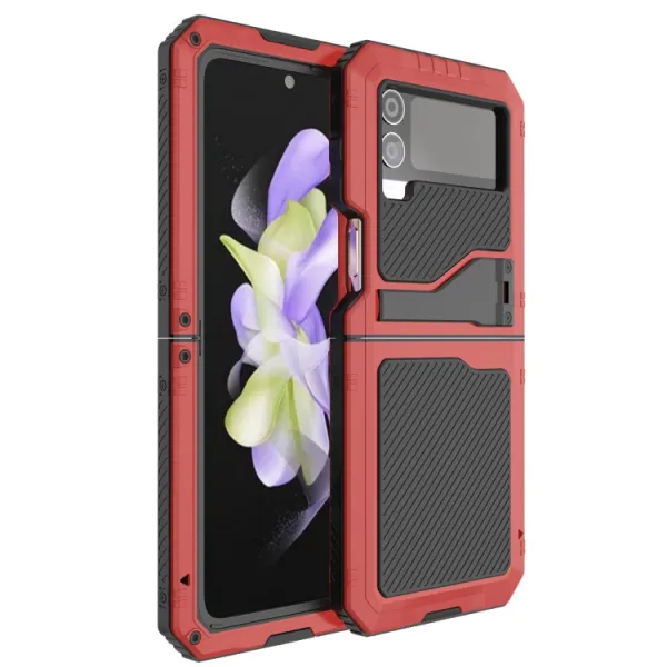RED PEPPER Odolný kryt pre Samsung Galaxy Z Flip4 5G červený