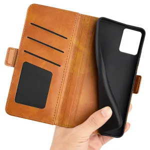 SIDE Peňaženkové puzdro pre Motorola Moto E13 svetlohnedé