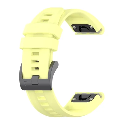 SIMPLE Silikónový remienok pre Garmin Enduro 2 / Tactix 7 žltý
