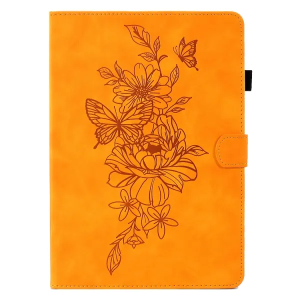 ART FLOWER Zaklápacie puzdro Amazon Kindle 11. generácia 2022 / 2024 žlté