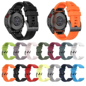 SIMPLE Silikónový remienok pre Garmin Enduro 2 / Tactix 7 biely