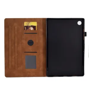 ART SMILE Zaklápaci kryt Samsung Galaxy Tab A9 hnedý