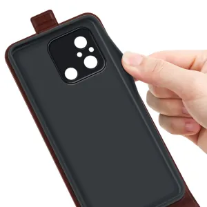 Vyklápacie puzdro Xiaomi Redmi 12C hnedé