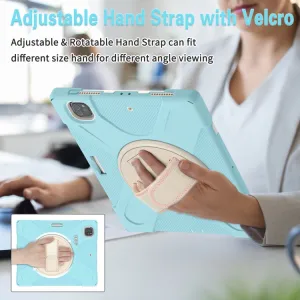 SOLID Odolný kryt pre Apple iPad Pro 12.9 2022 / 2021 svetlomodrý