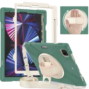 SOLID Odolný kryt pre Apple iPad Pro 12.9 2022 / 2021 tmavozelený