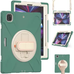 SOLID Odolný kryt pre Apple iPad Pro 12.9 2022 / 2021 tmavozelený