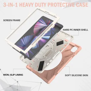 SOLID Odolný kryt pre Apple iPad Pro 12.9 2022 / 2021 ružový