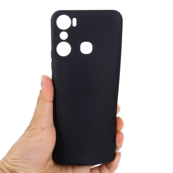 RUBBER Ochranný kryt pre Infinix Hot 20i čierny