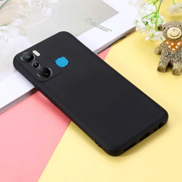 RUBBER Ochranný kryt pre Infinix Hot 20i čierny
