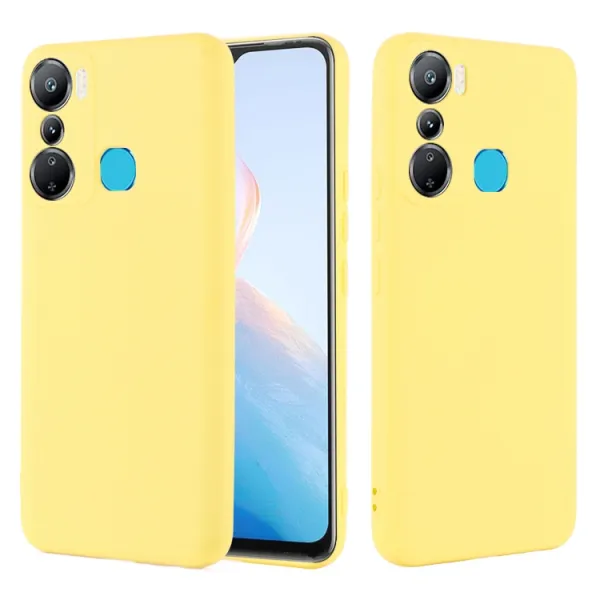 RUBBER Ochranný kryt pre Infinix Hot 20i žltý