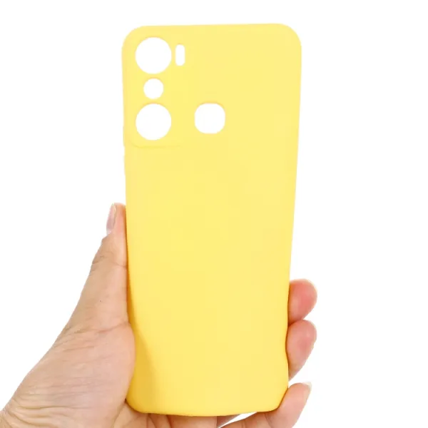 RUBBER Ochranný kryt pre Infinix Hot 20i žltý