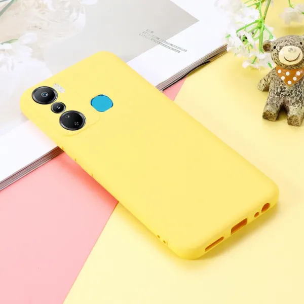 RUBBER Ochranný kryt pre Infinix Hot 20i žltý