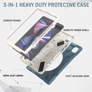 SOLID Odolný kryt pre Apple iPad Pro 12.9 2022 / 2021 tmavomodrý