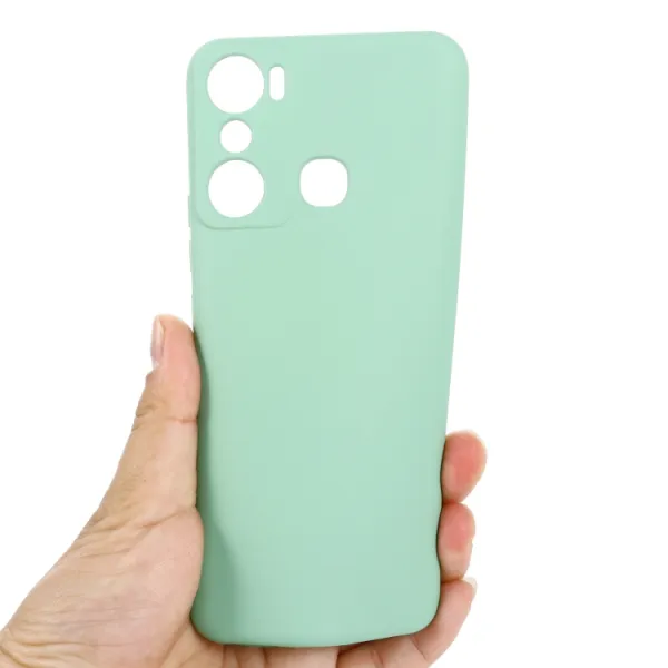RUBBER Ochranný kryt pre Infinix Hot 20i zelený
