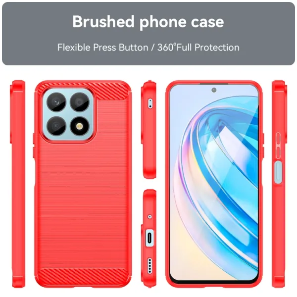 FLEXI TPU Kryt pre Honor X8a červený