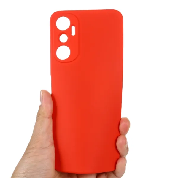 RUBBER Ochranný kryt pre Infinix Hot 20 červený