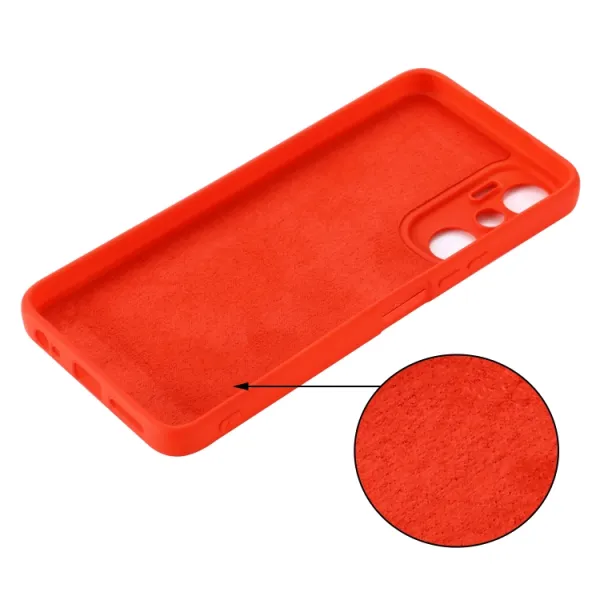 RUBBER Ochranný kryt pre Infinix Hot 20 červený