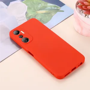 RUBBER Ochranný kryt pre Infinix Hot 20 červený