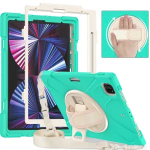 SOLID Odolný kryt pre Apple iPad Pro 12.9 2022 / 2021 mentolový
