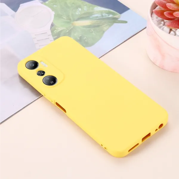 RUBBER Ochranný kryt pre Infinix Hot 20 žltý