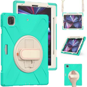 SOLID Odolný kryt pre Apple iPad Pro 12.9 2022 / 2021 mentolový