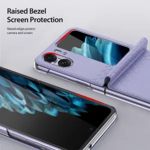 DUX BRIL Puzdro pre OPPO Find N2 Flip fialové
