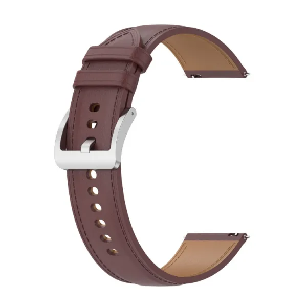 LEATHER Kožený remienok pre Xiaomi Watch 2 tmavohnedý