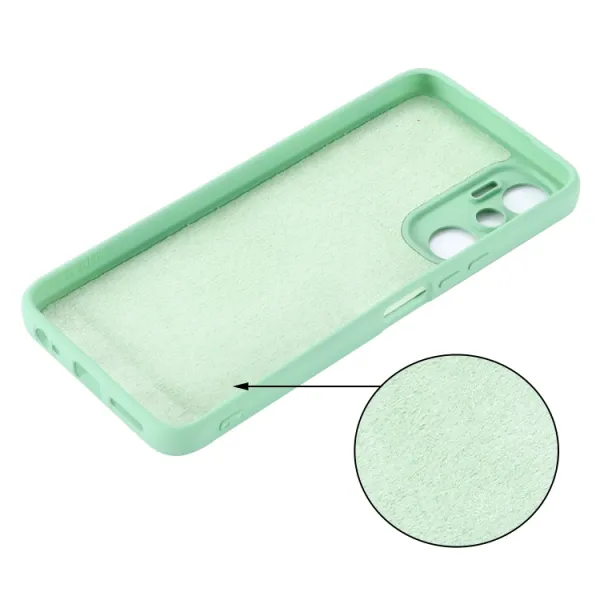 RUBBER Ochranný kryt pre Infinix Hot 20 zelený