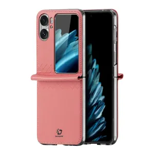 DUX BRIL Puzdro pre OPPO Find N2 Flip ružové