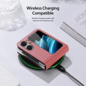DUX BRIL Puzdro pre OPPO Find N2 Flip ružové