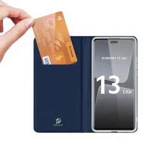 DUX Peňaženkový kryt Xiaomi 13 Lite modrý