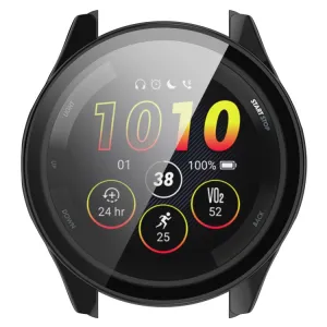 PC FULL COVER Plastový kryt so sklom Garmin Forerunner 265 čierny