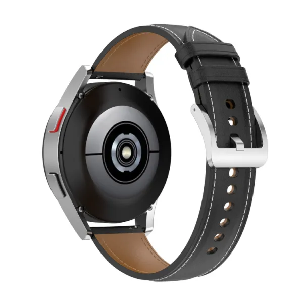 LEATHER Univerzálny kožený remienok - šírka 20mm čierny